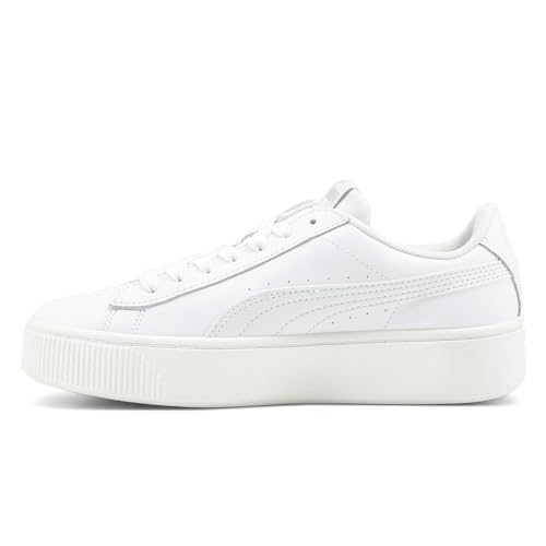 PUMA PUMA Womens Vikky Stacked Lace Up Sneakers Shoes Casual - White - Size 11 B