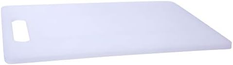 Luciano Everyday Essential Durable Plastic Cutting Board, 12 x 8.3 inches, White