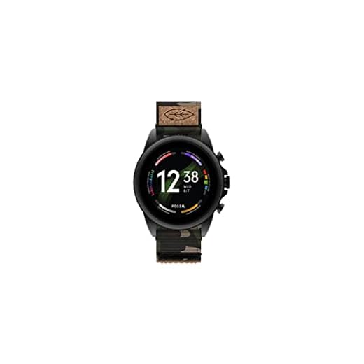 Fossil Connected Smartwatch Gen 6 para Hombre con tecnología Wear OS de Google, frecuencia cardíaca, NFC y notificaciones smartwatch FTW4063