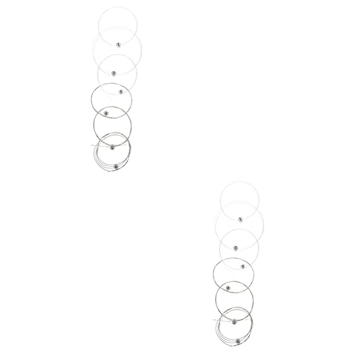 ULDIGI 2sets Guitar Strings Nylon Replacement Easy to Replace Ideal for Classical Guitar Players 6pcs*2