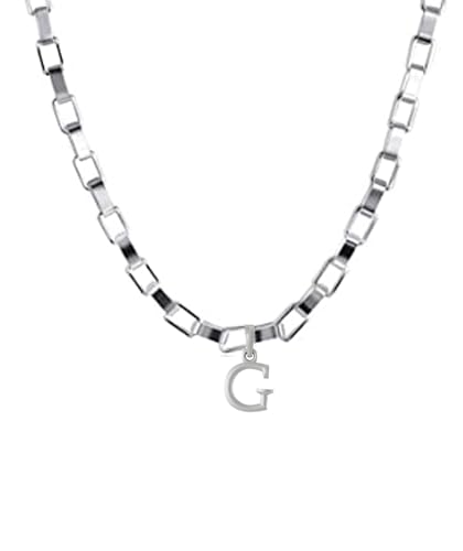 Pendentif en argent sterling chaîne alphabet G Mtrolls collier discret style été