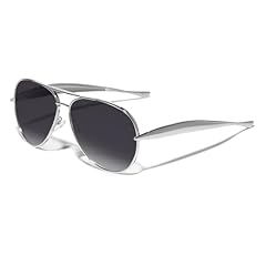 1pack Silver Frame - Gradient Black Lens