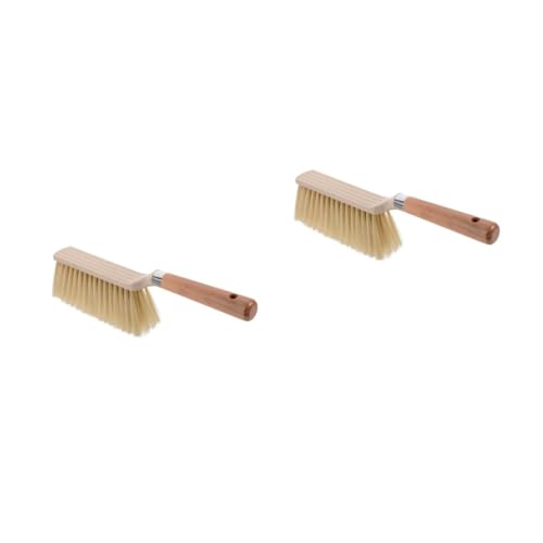 BEBEMOKO 2pcs Hand-held Bed Cleaning Brush Soft Bristle Home Cleaner