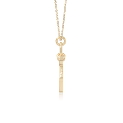 Natural Gemstone Lock & Key Pendant Necklaces for Women in Silver/18K Yellow/Rose Gold Vermeil, Birthstone Jewelry Gifts for Her Birthday, Wedding, Anniversary, Graduation, Mothers Day4