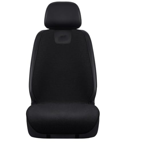 Couvre siège voiture noir pour l'hiver, coussin chaud et confortable pour siège de véhicule