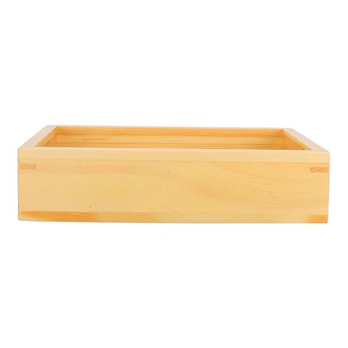 Plato rectangular de madera para sushi 23x18.5 cm miniatura 1