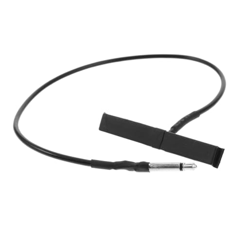 NOLITOY バイオリンピックアップ アコースティックギターのサドル サドルの下に Sonicore ピエゾピックアップ ギターのサドルの下にピエゾケーブル Black セラ