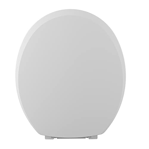 Assento Sanitário Oval Branco com Tampo Fosco