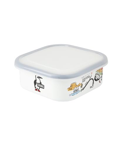 チャムス(CHUMS) 食器 キャンプ アウトドア エナメルコンテナM CH62-2081-Z306 (ホワイト/FF)
