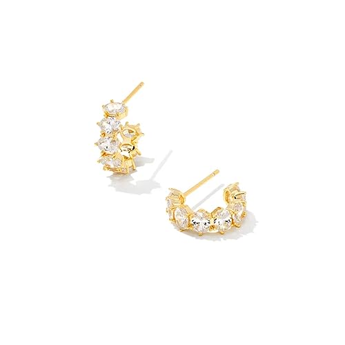Kendra Scott Cailin Crystal Huggie Earrings, Fashion Jewelry For Women