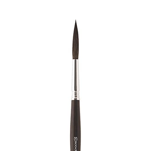 Image of Escoda Ultimo Series 1533 Artist Watercolor and Acrylic Paint Brush, Synthetic Squirrel, Rigger, Size 2