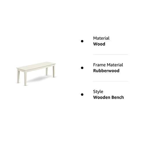 East West Furniture Dining Bench, Wood Seat, Cab-Lwh-W #TOP3