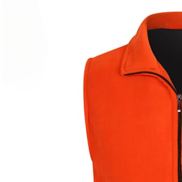 JEShifangjiusu Men's Polar Fleece Vest Lightweight Sleeveless Zipper Jacket Casual Outdoor Take A Walk Outerwear3