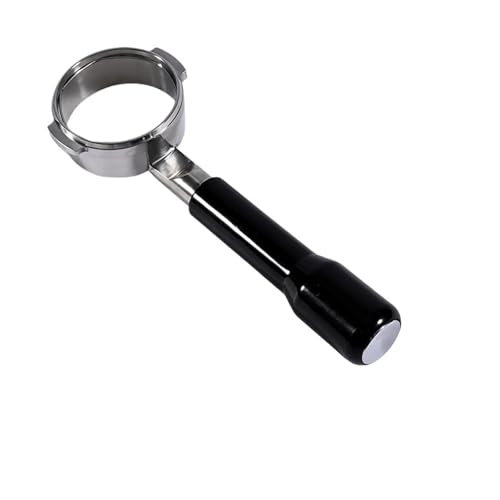 58mm Bottomless Portafilter For 9 Series BES920/980/990 Stainless Steel 2 Cup Coffee Handle Barista Tools(Breville-2Ear Black)
