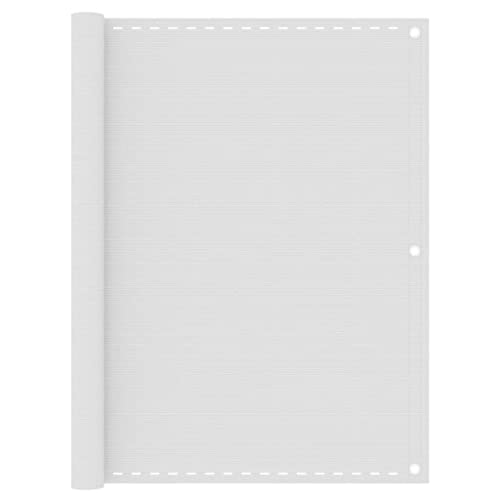 Dissimulation balcon protection vent HDPE blanc pour occultation extérieure