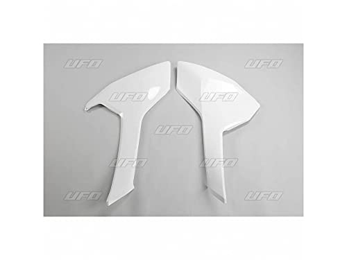 Plaques latérales UFO Husqvarna FC en plastique blanc haute résistance