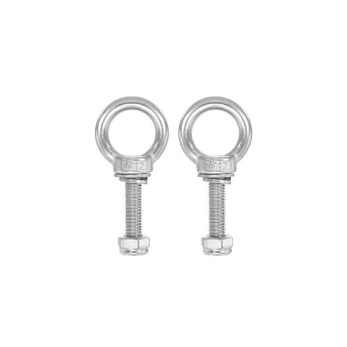 PATIKIL AC{g M12 {g ˂50mm 304XeX|OlW Zp˂ ibg KXPbg bV[t ݂艺Œ`F[ C[[vp 2Zbg