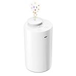 Waterless Diffuser for Essential Oil, Battery Operated Nebulizer, 0.7 Fl.Oz./ 20mL Capacity, Mini Scent Air Machine, 3 Countdown Timers & 3 Mist Levels for Home, Room, Car, Office - AN6 White