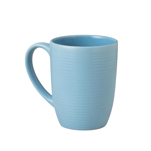 Image of Clay Craft Fine Ceramic Horizon Microwave Safe Coffee & Milk Mug, 360Ml, 1 Piece, Blue, Mug for Coffee, Ideal for Gifting, Perfect for Home & Office