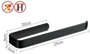 Alper Banyo Beyaz Lüks Tasarım Lamalı Solo Havluluk Güçlü Yapışkan Özelliği ile Düşmeyen Havluluk - Görsel 6