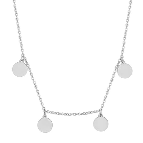 Collier en Acier Inoxydable LXGGUC, maille élégante et durable pour femmes