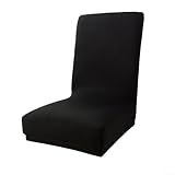 Housse de chaise Siamois pour banquets et conférences, disponible en plusieurs couleurs (noir)