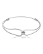 Made by Nami Minimalistisches Armband Herren & Damen • Handgemacht & Geflochten • 100% Wasserfest & Verstellbar • Partner Geschenke (Grau Silber)
