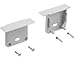 Kichler 1TEE2DWRCSSIL ILS TE Series LED Tape Mount Caps, Silver