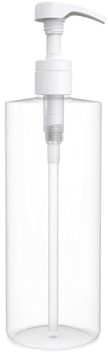 BRIGHTFROM Empty Shampoo Pump Bottles, 32 OZ / 1 Liter, BPA-Free Cylinder Containers, Household & Commercial Use, 2 Pack - Leak Proof4