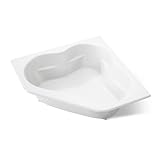 Kohler 1161-0 Tercet® 60' x 60' corner bath, White