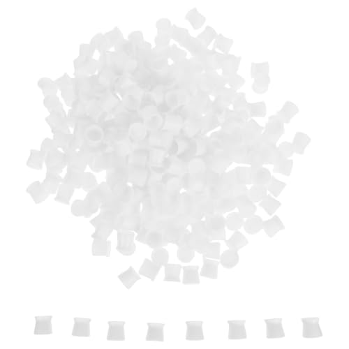 Vasos de silicona para tatuajes SEWACC blancos, 300 unidades para soporte de pigmento microblading