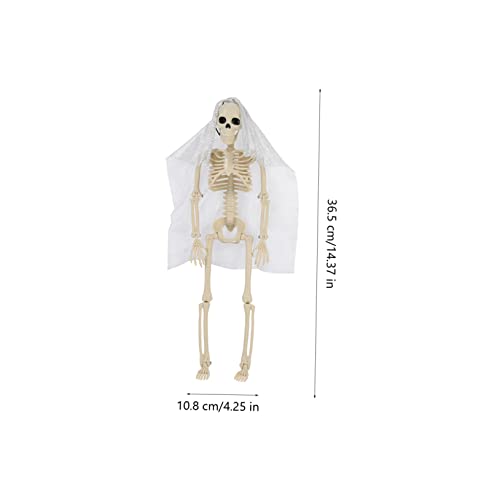 Figurine de couple d'Halloween squelette mariés Cabilock déco sans effort - 6