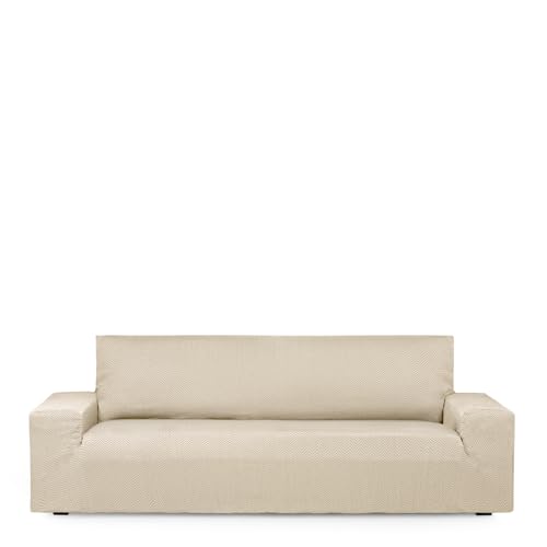 Eysa Housse de canapé Extensible 3 Places écru Design Luz