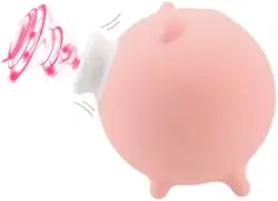 Sugador de Clitóris e Mamilos Porquinho 10 Modos de Velocidade