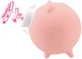 Sugador de Clitóris e Mamilos Porquinho 10 Modos de Velocidade