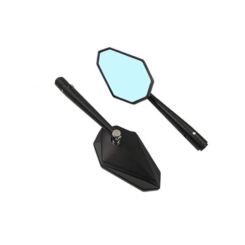 Espejos retrovisores para motocicleta de barra extremo antivibracion para manillares oscuros