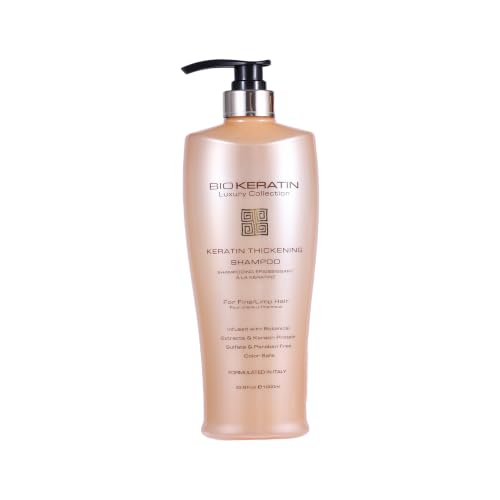 Biokeratin Luxury Collection Keratin Thickening Shampoo, 1000ml