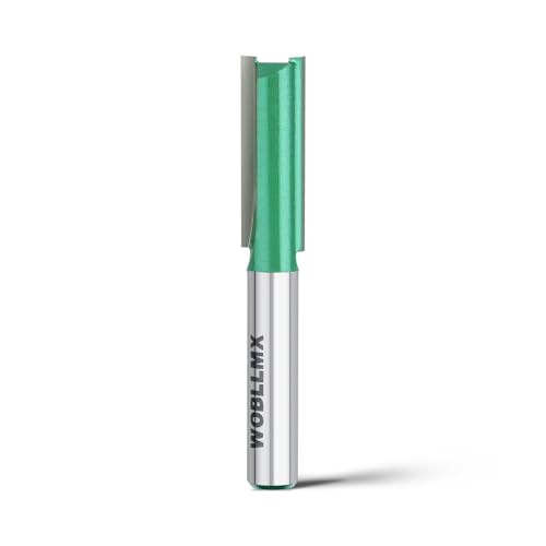 WOBLLMX Fresa de 8 mm, diámetro de 14 mm, longitud de trabajo de 30 mm, hoja de metal duro, manejable, duradera y afilada, para fresadora CNC para placa de densidad de madera maciza