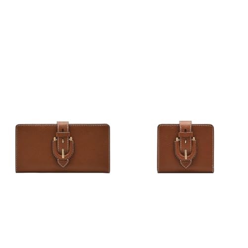 Portefeuille Harwell Fossil en cuir marron, un écrin de maroquinerie chic