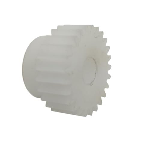 Transmisión cilíndrica 1 unidad, 1 módulo, 28 dientes, engranaje recto de plástico con paso de 30mm de diámetro, 10mm de espesor de dientes, 1M, 28T, engranaje cilíndrico recto Maquinaria de cremaller