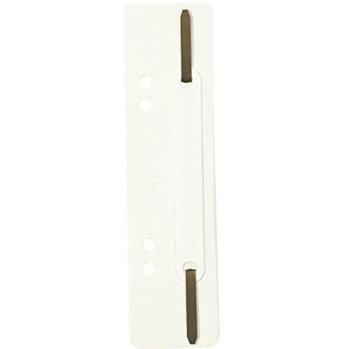 Exacompta - Ref. 426002B - 250 polypropylene slat file holders - White, 250er Pack | Kunststoff-Heftstreifen