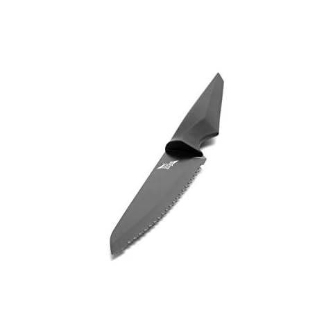 Edge of Belgravia Single Kitchen Knife, Premium Kitchen Knife with Non-Stick Stainless Steel Blade (Bread Knife 6”) Cover