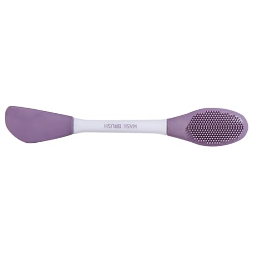Beavorty Silicone Face Mask Brush Applicator for Facemasks Dual-ended Beauty Tool Gentle Skin Care Brush Silicone Bristles for Mask Application and Cleaning