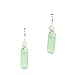 Sea Glass Murmur Earrings, with Seafoam Glass