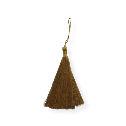 Image of Zippy Flora Handmade Long Zari Tassels for DIY Crafts, Wall Hanging Decor & Creative Projects, Pack of 10, Golden Decorative Tassel Set for Home Decoration, Festive Styling & Gift Making