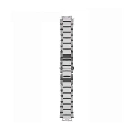 Bracelet de montre convexe en acier inoxydable massif pour Classic Fusion style chic