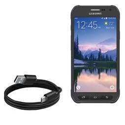 BoxWave Cable Compatible with Galaxy S6 Active - DirectSync Cable, Durable Charge and Sync