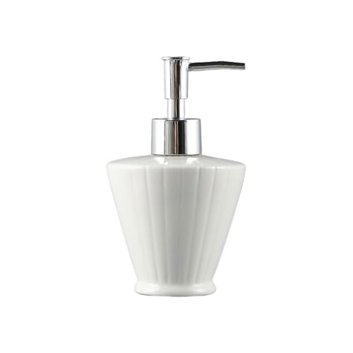 CLQYXRMVC Dispensador de jabón Botella de Prensa for champú y loción Dispensador de jabón for el hogar Botella dispensadora de cerámica 280 ml Dispensador de jabón para Cocina y baño