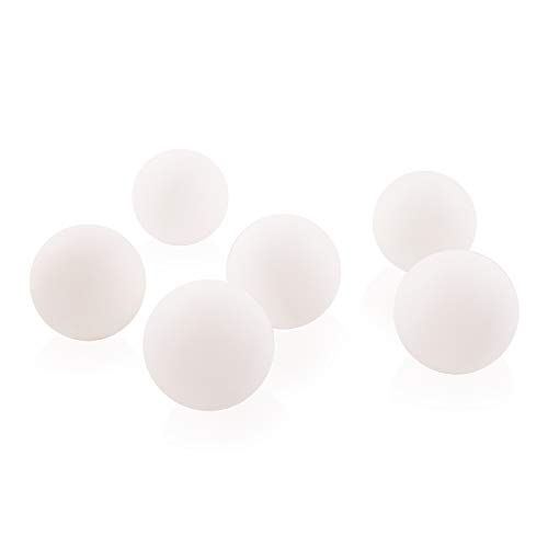 True Shoot Beer Pong Balls - 6pcs White Ping Pong Balls, 40mm Table Tennis Balls For Indoor And Outdoor Games…
