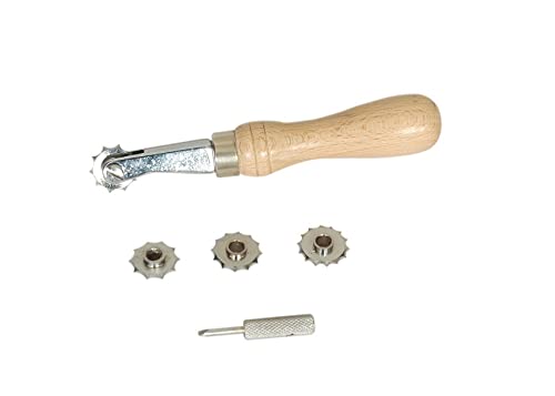 BTI Leathercraft Spacer Set, DIY Spacer Embossing System Set, Leather Craft Sewing/Stitch Spacer Stitching Wheel Marker Tool for Arts and Leather Work